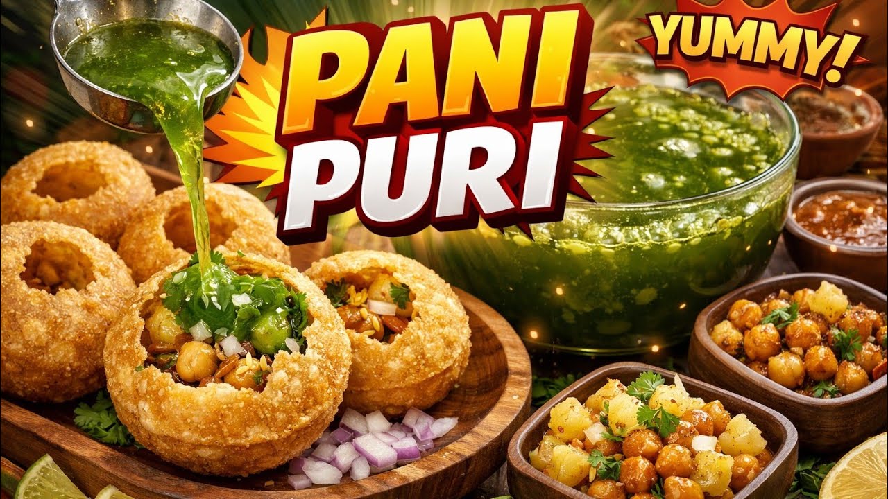 घरच्या घरी बनवा रसरशीत पाणीपुरी | Pani Puri Recipe Marathi | Homemade Golgappa #रेसिपी #recipe
