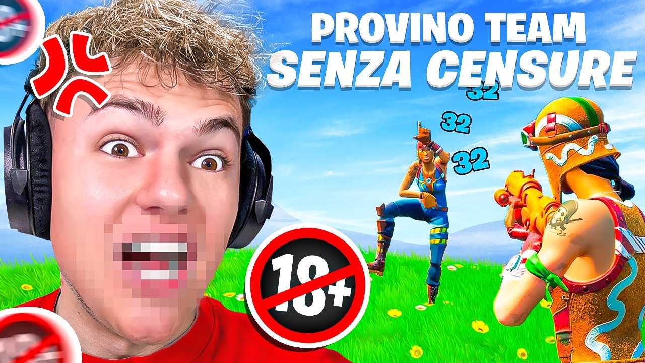 Rifaccio il PROVINO per il TEAM dopo 3 ANNI e... *senza censure* Fortnite Ita
