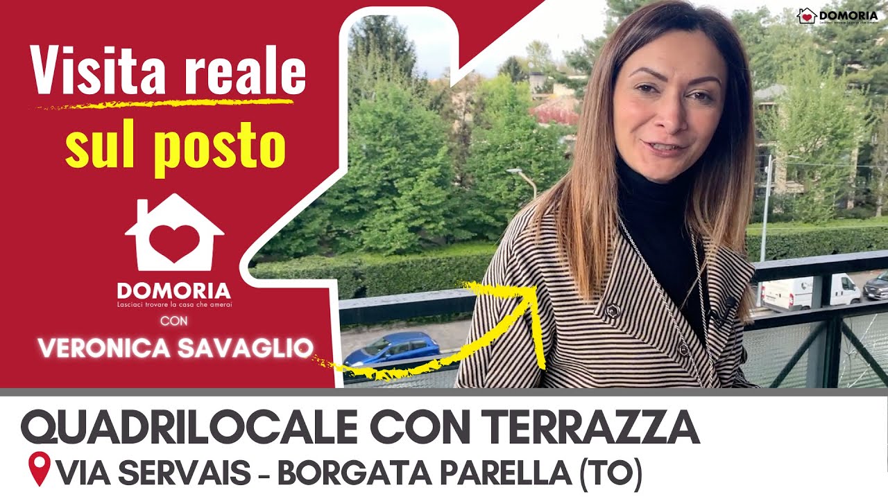 Appartamento con terrazza in vendita a Torino, via Servais, quartiere Parella