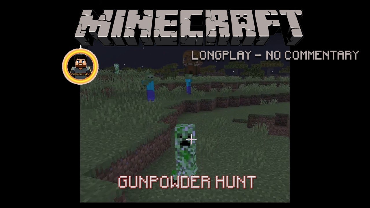 MINECRAFT LONGPLAY - NO COMMENTARY - GUNPOWDER GATHERING