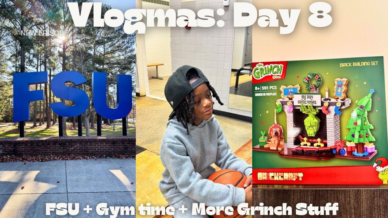 VLOGMAS Day 8: Visiting FSU + Challenging Phoenix with the jump rope & making it to Ft. Gregg-Adams