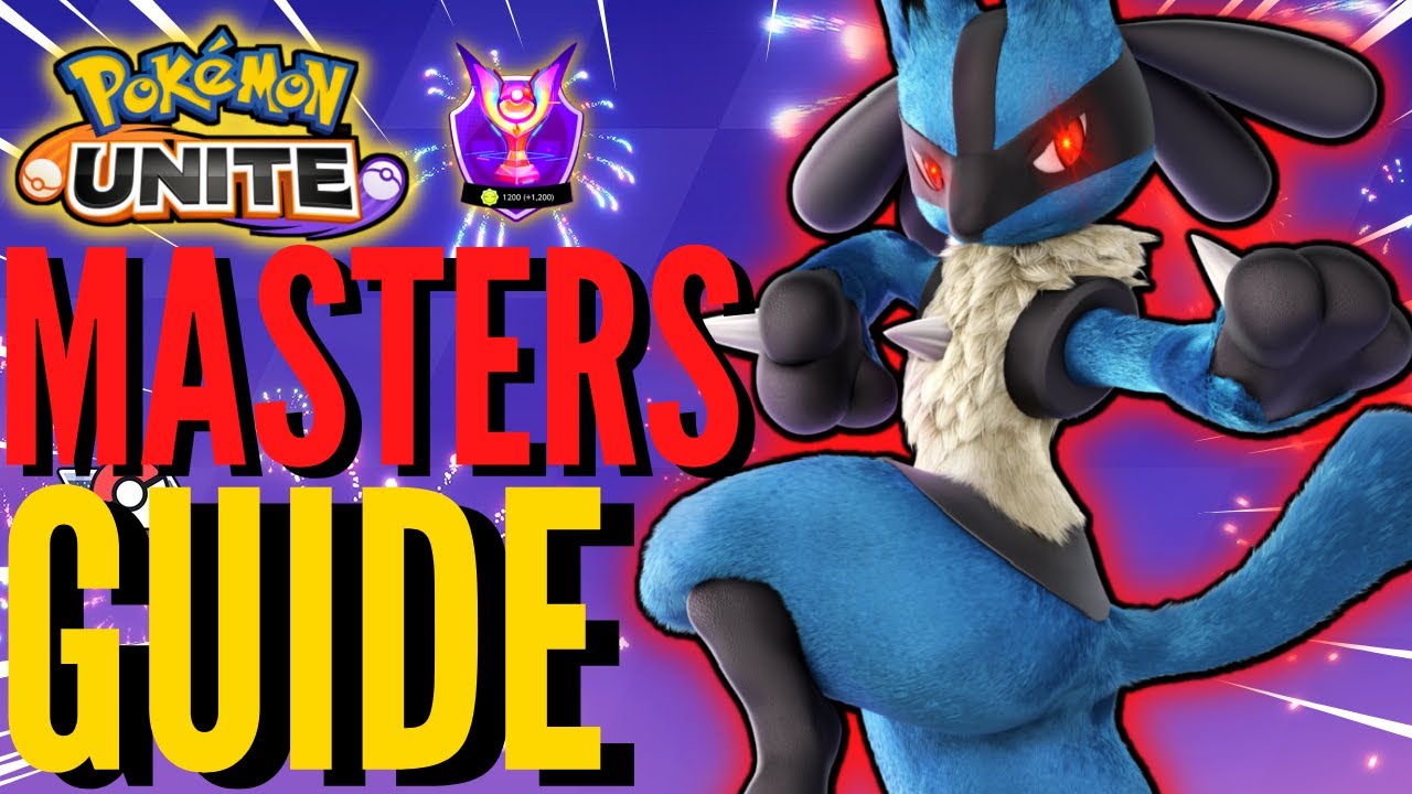 *NEW* Lucario Masters Guide | How to Play Best Moveset and Item Builds | Pokemon UNITE Mobile