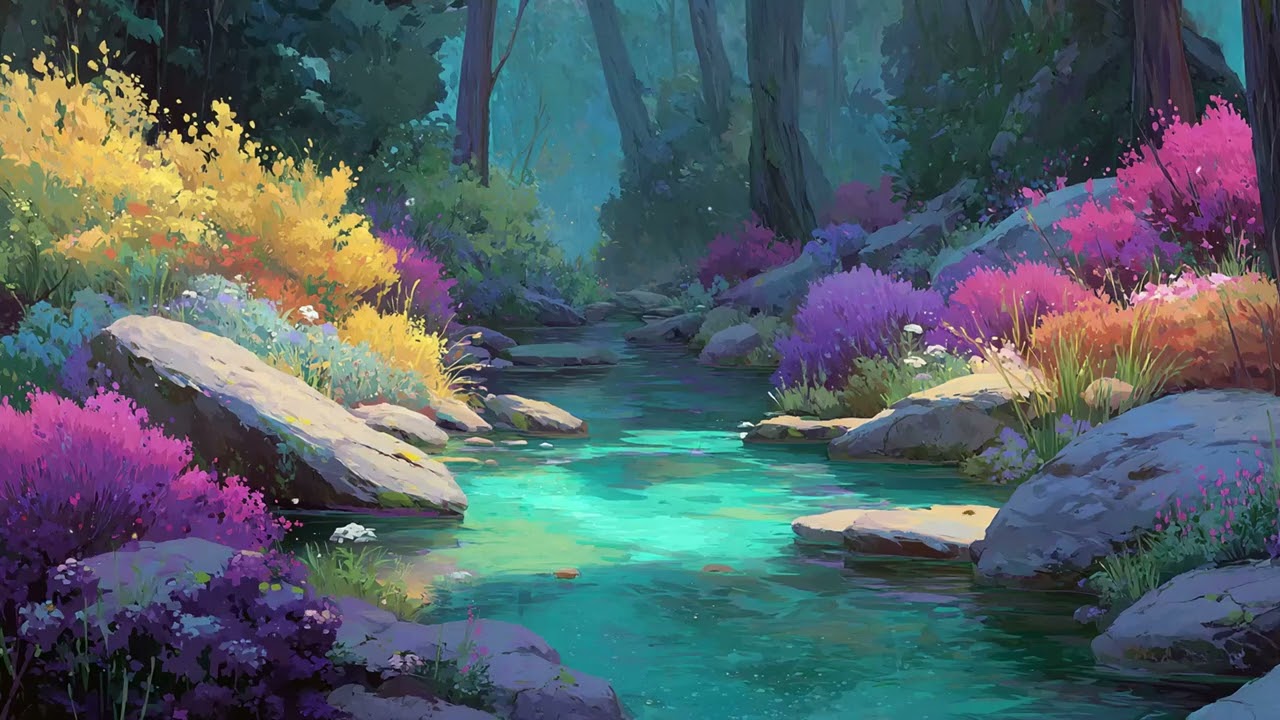 Sapphire Stream 🍁 Lofi Chill 🌤️ Work, Relax, Flow [ Lofi Hip Hop - Nature Chill ]