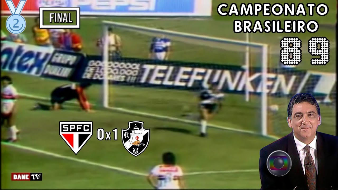 Brasileirão 1989 - São Paulo 0x1 Vasco