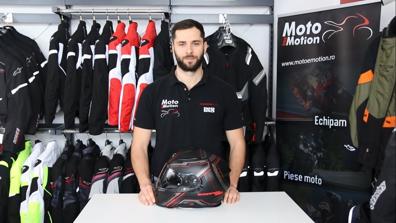 Prezentare casca moto Scorpion EXO 510 AIR oferita de  www.motoemotion.ro