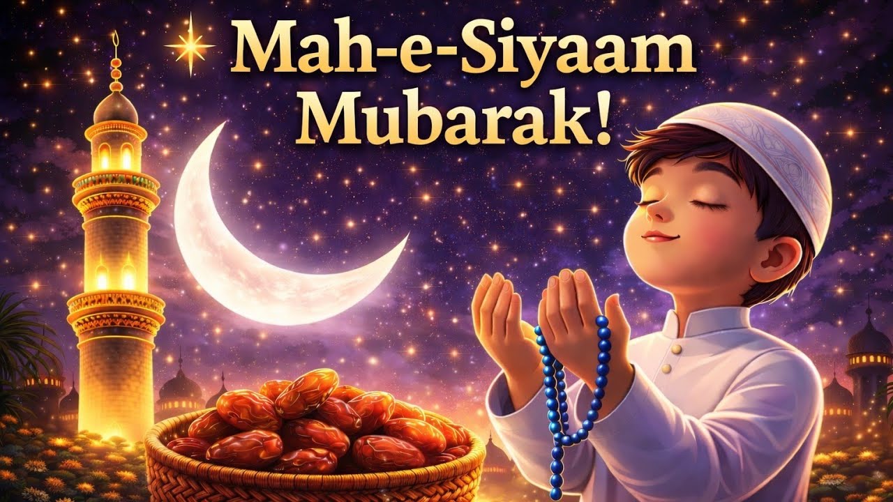 Mah-e-Siyaam Mubarak | Ramadan Moon Night | Ramadan Kareem | Tiny Story Land Official | Kids Rhyme