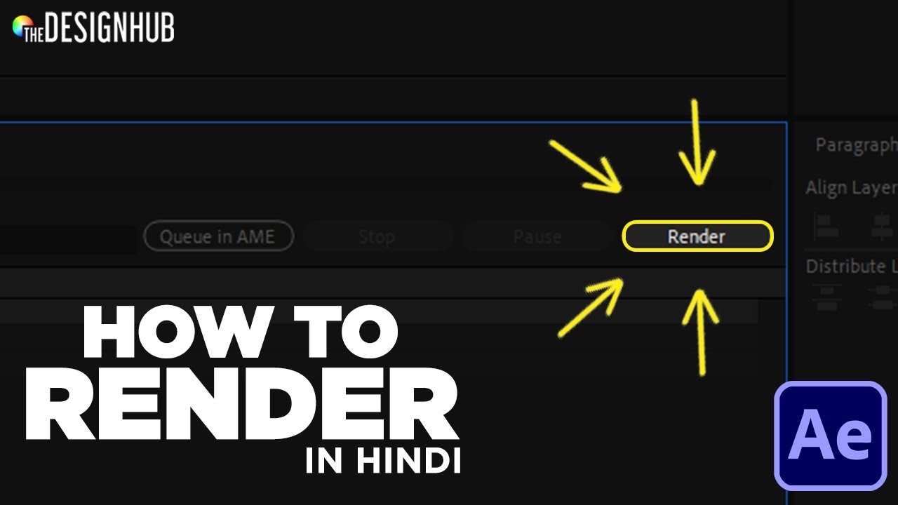 After Effects Export Mp4 | After Effects Tutorial in Hindi