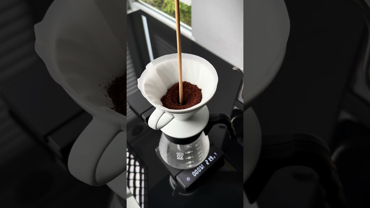 Brew the Perfect Cup of Coffee with the V60 Brewing Method #coffee #shorts