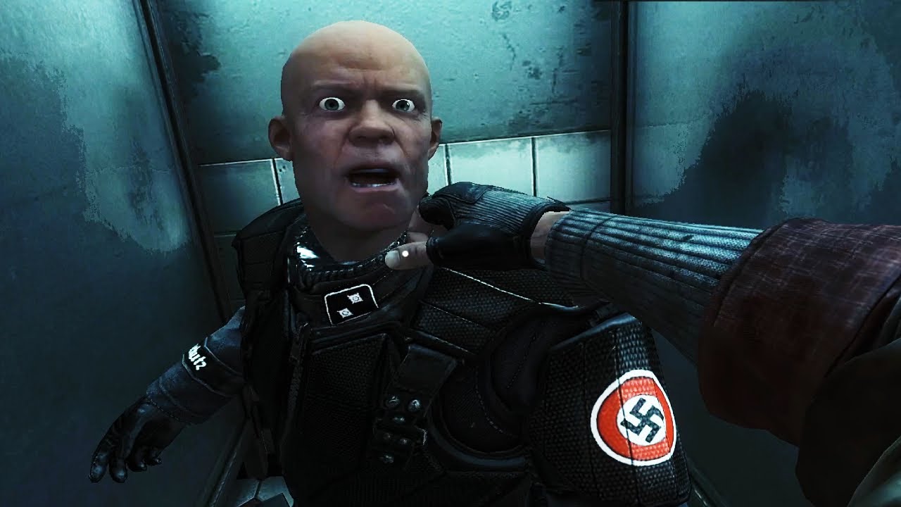 Wolfenstein The New Order Stealth kills (Eisenwald Prison\UBER) 4K & 60fps