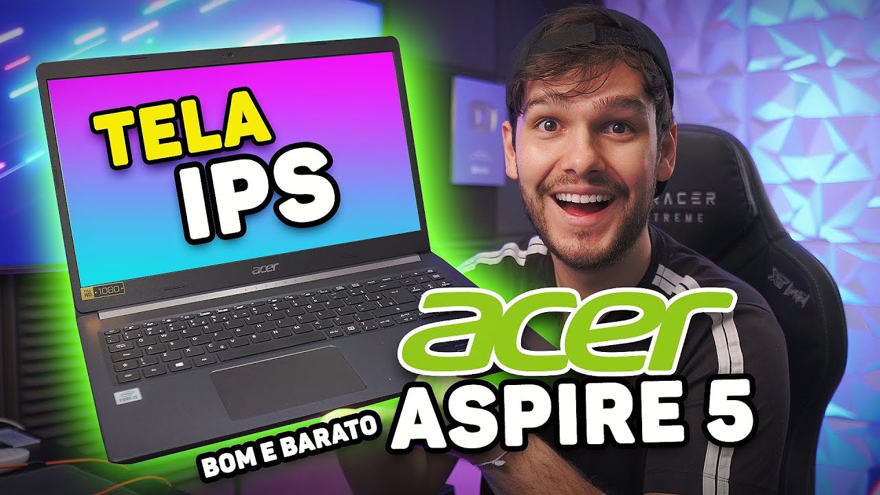 QUASE PERFEITO! NOTEBOOK ACER ASPIRE 5 A515-54-53VN [Unboxing e Primeiras Impressões]