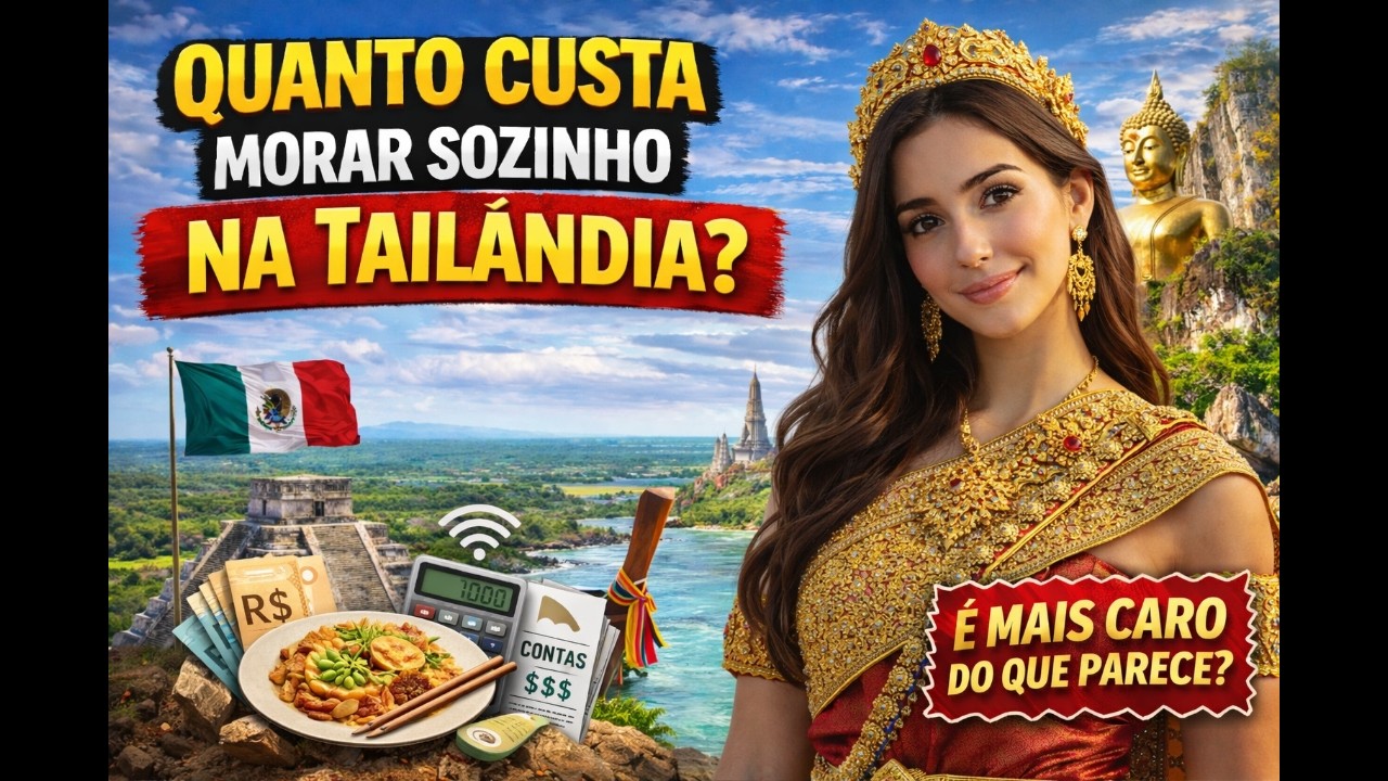 QUANTO CUSTA MORAR SOZINHO NA TAILÂNDIA? O  pais das praias paradisíacas!