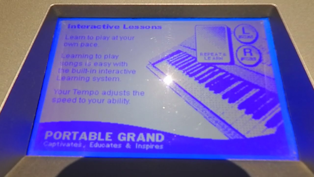 Yamaha DGX-620/YPG-625 slide show demo