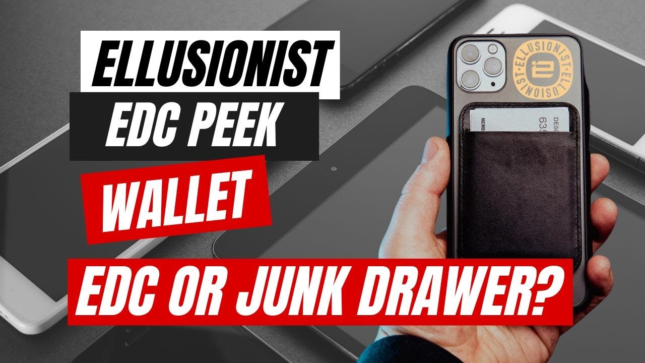 Read someone's mind using your phone, but without technology? @ellusionist's EDC Peek Wallet Review