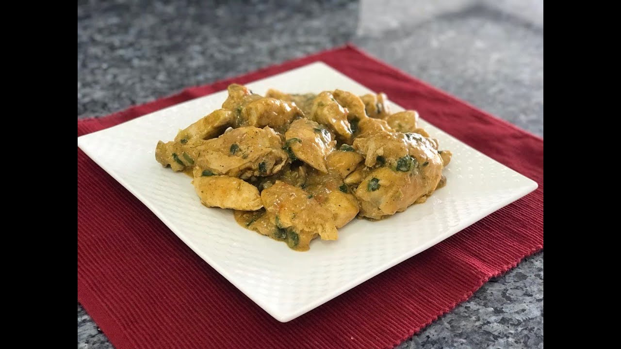 Pollo en Crema de Coco