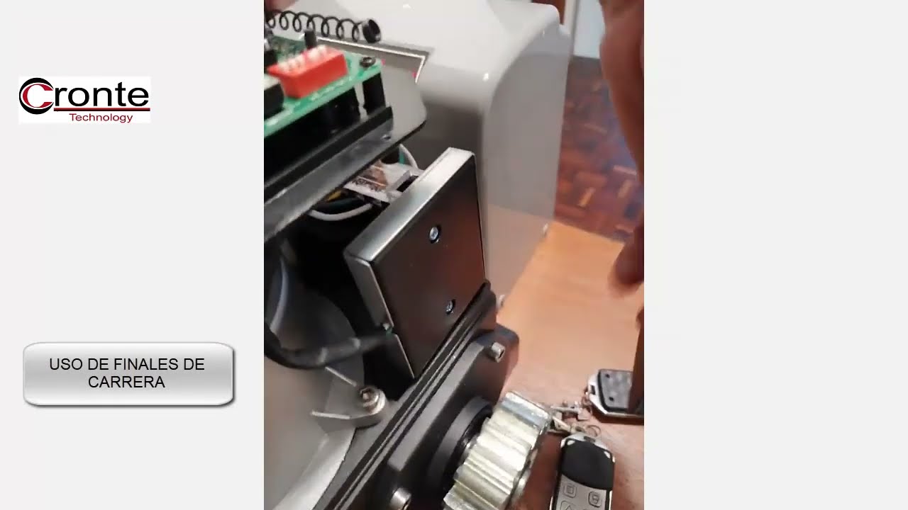 Programacion configuracion motor cremallera ForteDoor 600KG - 1000KG