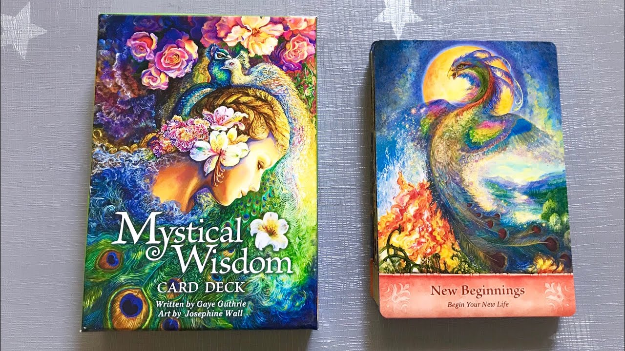 Mystical Wisdom Oracle Card Deck 💫☕️