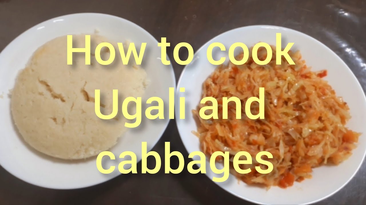 How to cook ugali and cabbages| Kenyan in Dubai