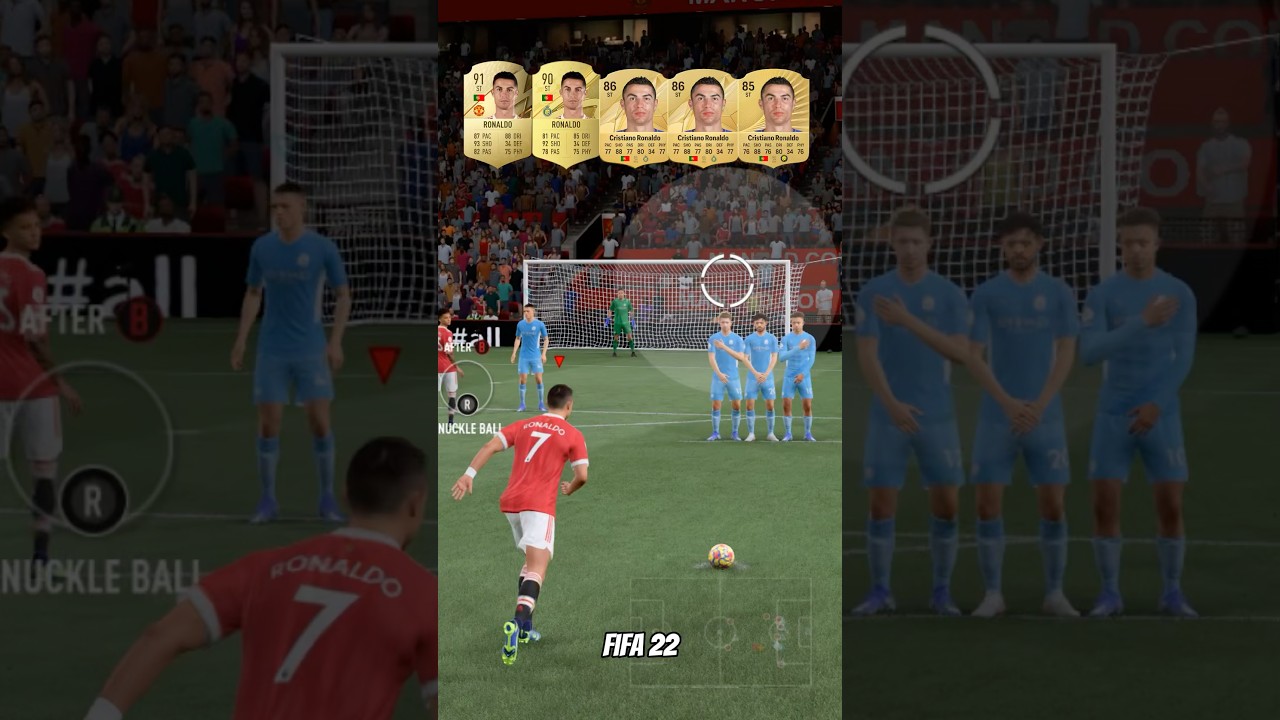 Ronaldo Free Kicks Then vs Now 🎯 FIFA 22 to FC 26 
