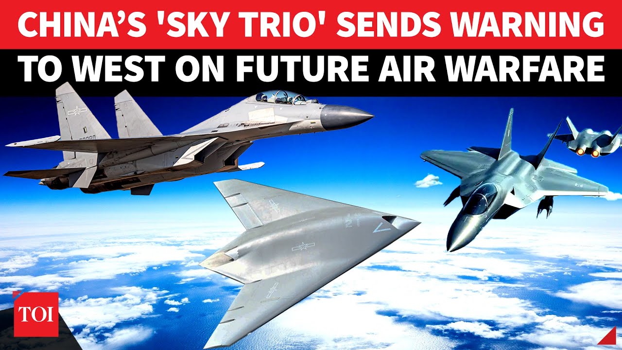China STUNS World: Unleashes Deadly &lsquo;Sky Trio&rsquo; - J-20 Stealth Jet, GJ-11 Drone & J-16D Jammer