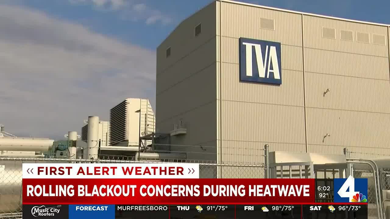 Rolling blackout concerns during heatwave