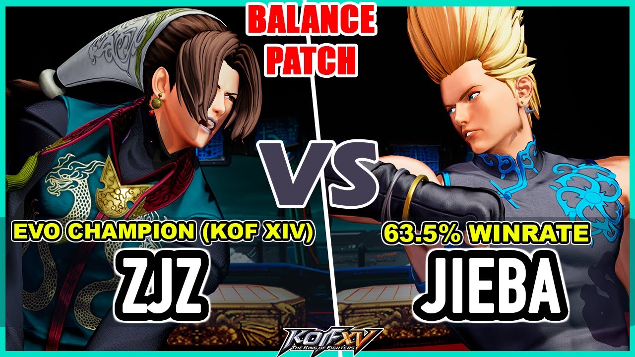 KOF XV 🔥 ZJZ (Duo Lon/Najd/O.Shermie) vs Jieba (Benimaru/Rock/Krohnen)