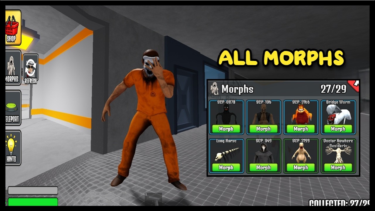 How to get All Morphs in SCP MORPH (Roblox)
