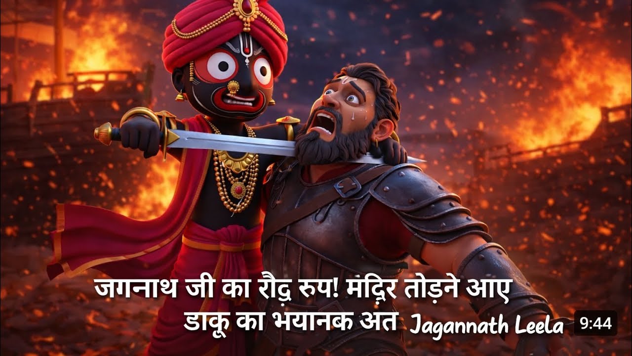 जगन्नाथ जी ने दिखाया रौद्र रूप जब मंदिर तोड़ने आया डाकू।। जानिए पूरी कहानी।। जगन्नाथ लीला।।✨