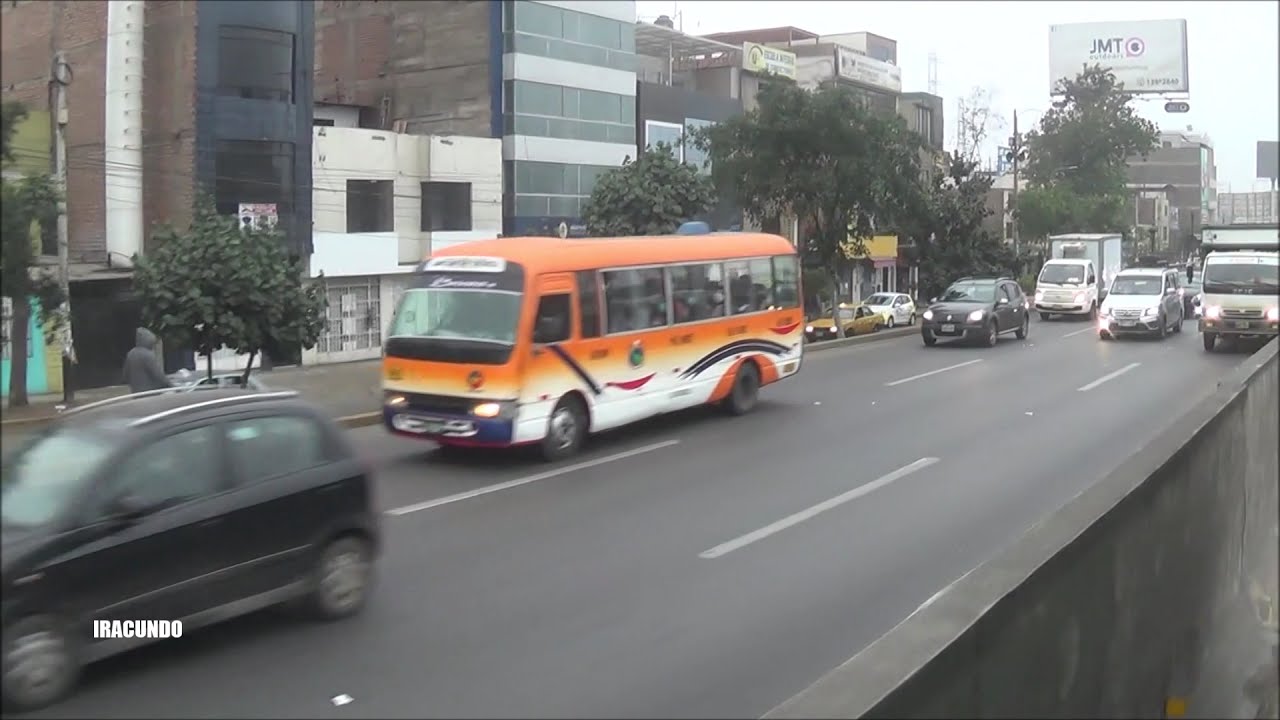 Por la Vía de Evitamiento desde el Centro de Lima  rumbo al norte. Parte 1.