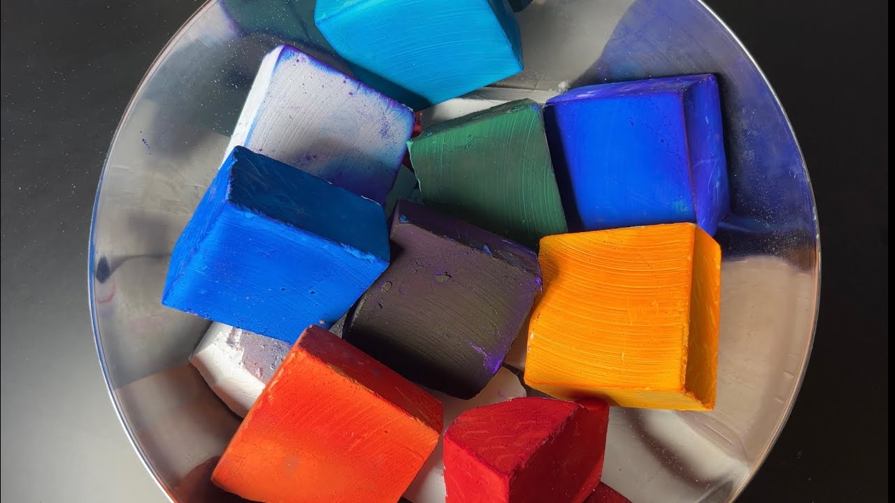 Rainbow Boom Liquid Watercolour Dyed Gym Chalk| Satisfying ASMR