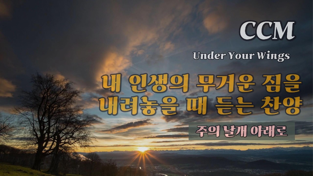[CCM 찬양] 내 인생의 무거운 짐을 내려 놓을 때 듣는 찬양 |  주의 날개 아래로 (Under Your Wings)