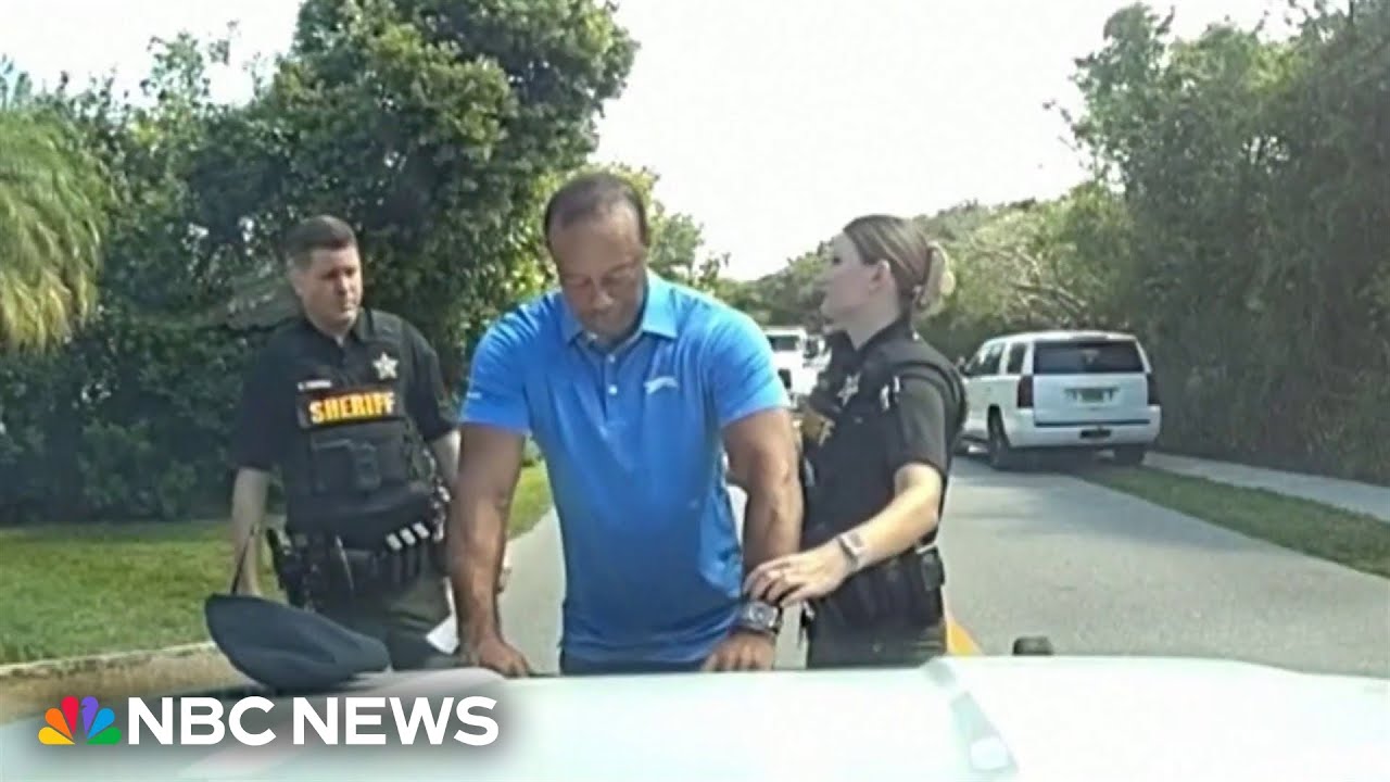 Florida sheriff releases video showing Tiger Woods&rsquo; DUI arrest
