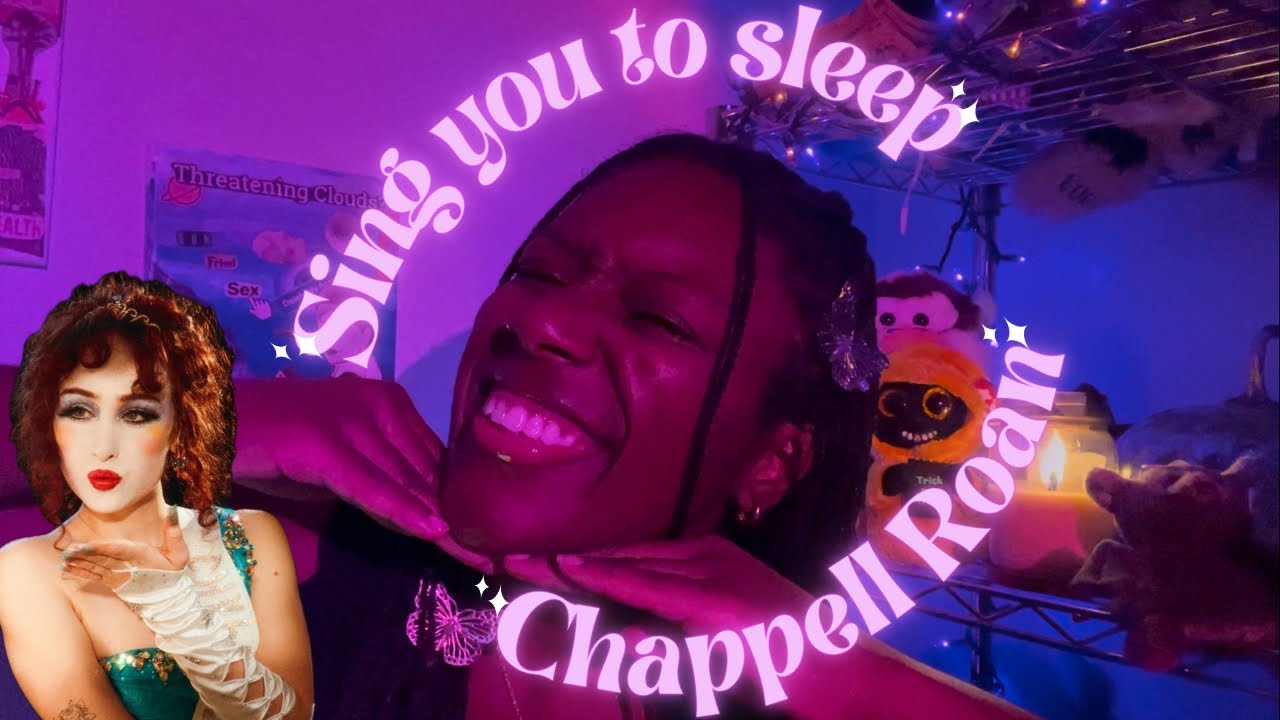 ASMR sing you to sleep | EVEN MORE Chappell Roan 🩷💜💙 {soft singing and visual triggers}