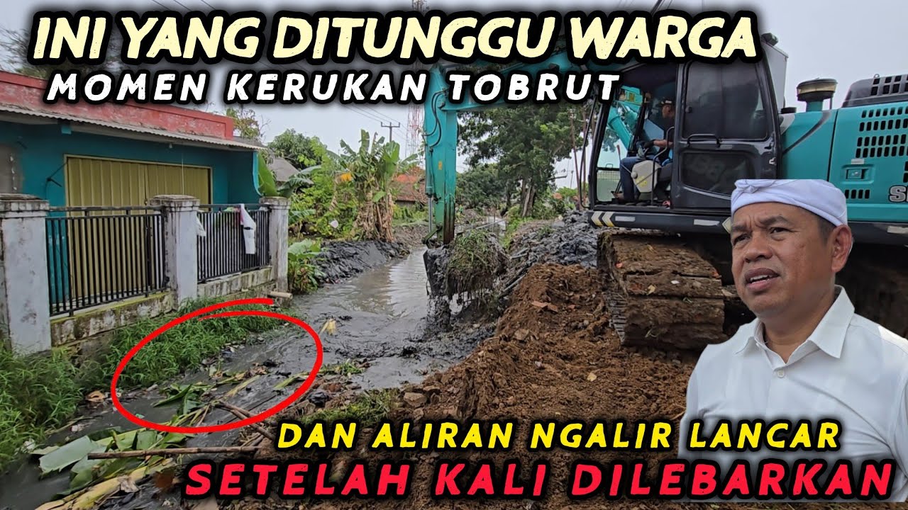 WARGAH EBOH LAGI❗️KALI APUR ARUSNYA AIRNYA MAKIN KENCANG SETELAH DI KERUK HABIS HABISAN EXCAVATOR 
