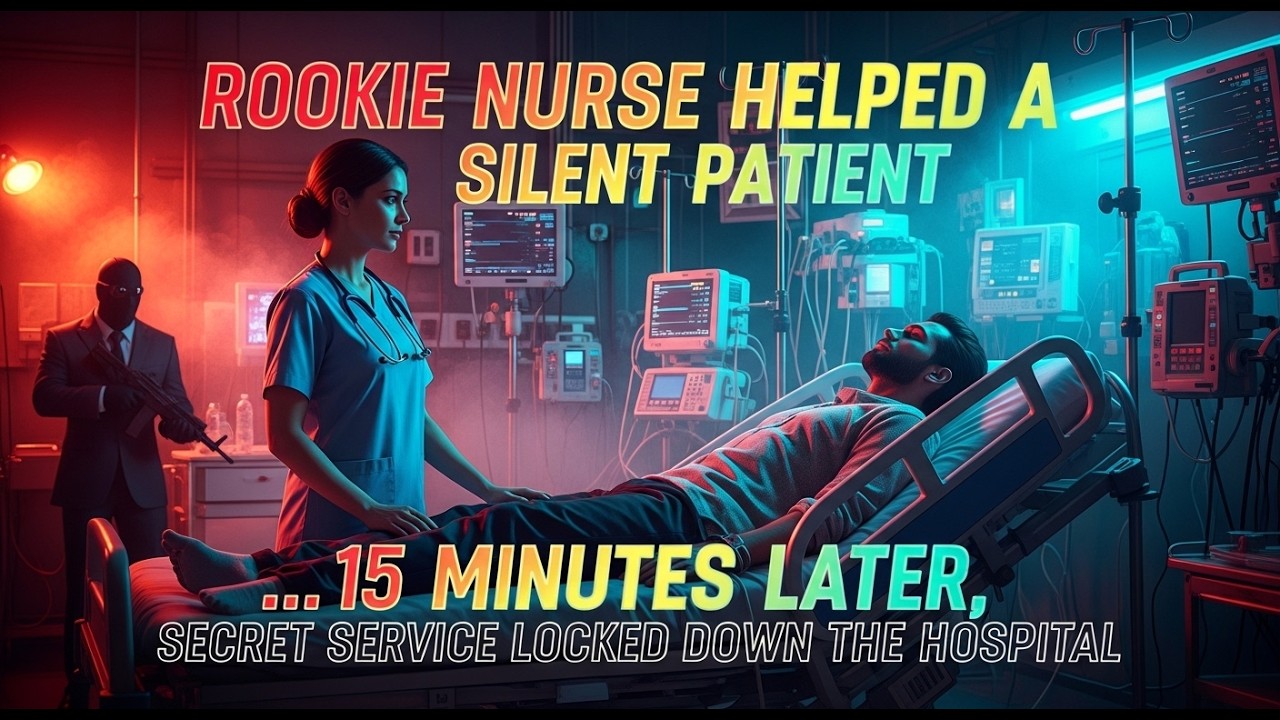 Rookie Nurse Helped a Silent Patient — 15 Minutes Later, Secret Service Locked Down the Hospital