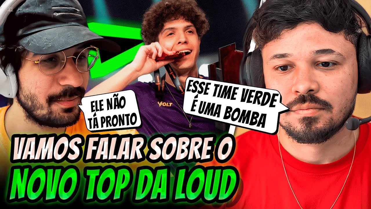 🚨 NOVO TOP LANER DA LOUD SE VAZA EM LIVE | TitaN reagindo ao @The Radioativo LoL