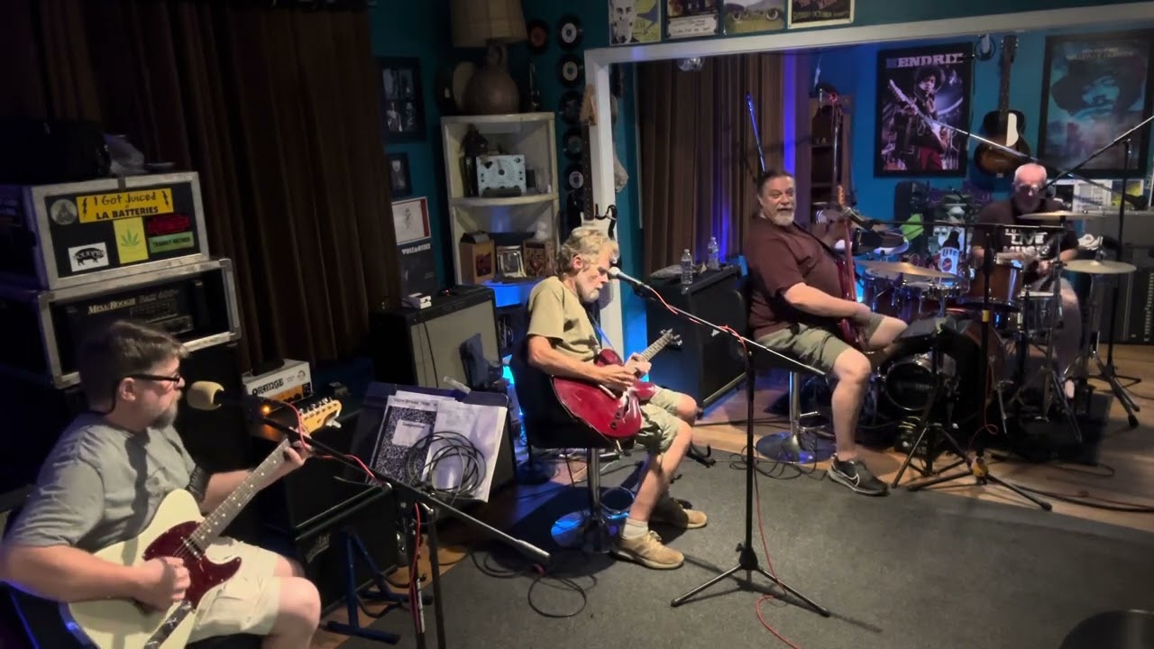 Four On The Floor rehearsal 10/2/24 original song Vinyl