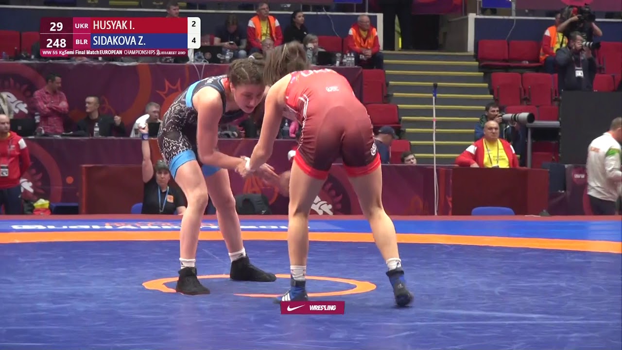 1/2 WW - 55 kg: I. HUSYAK (UKR) v. Z. SIDAKOVA (BLR)