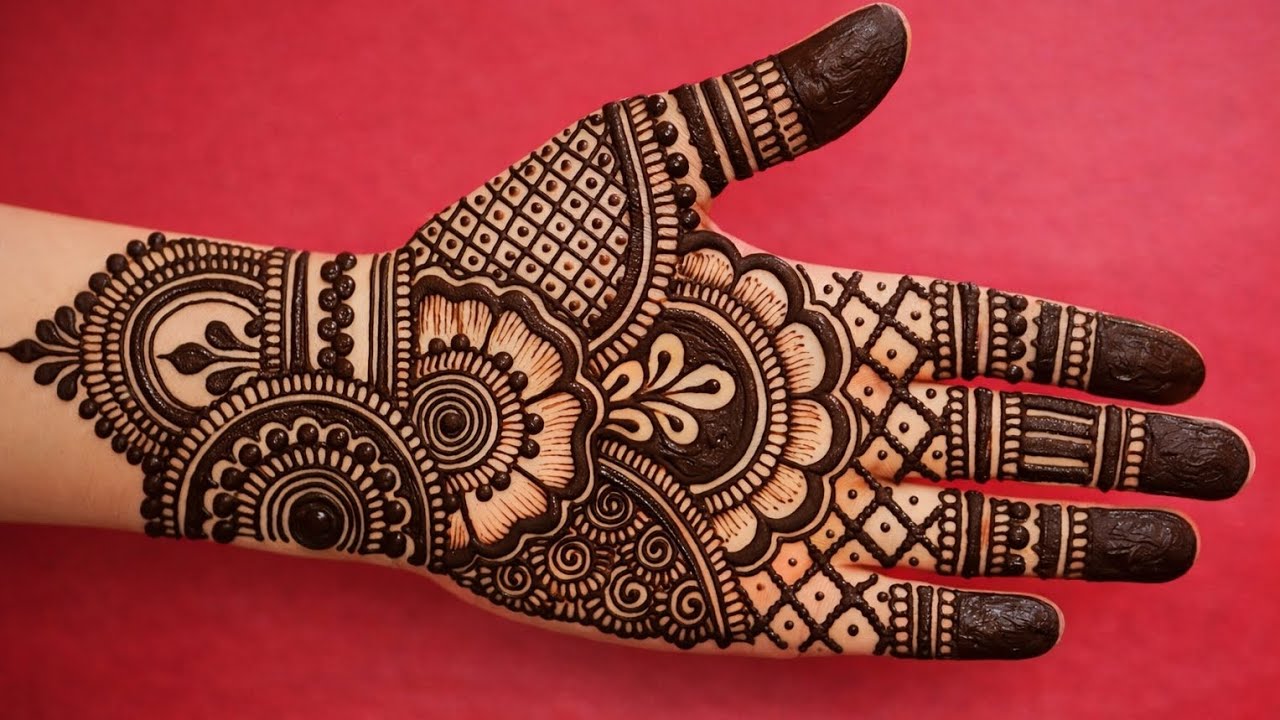 Easy beautiful front handmehndi design | simple new front mehandi design |mehandi design for hands