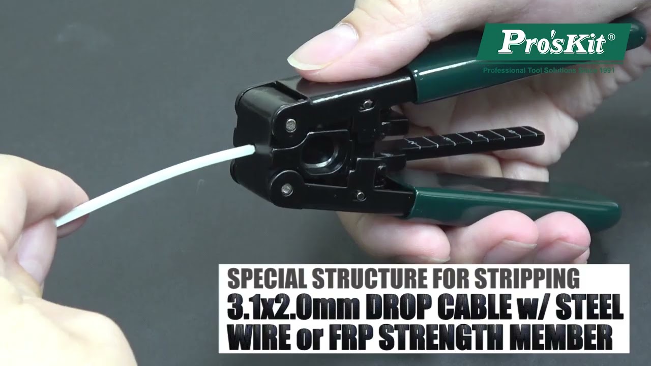 Proskit CP-FB01. Pelacable DROP fibra &oacute;ptica FTTH para 3.1x2.0mm cable DROP.