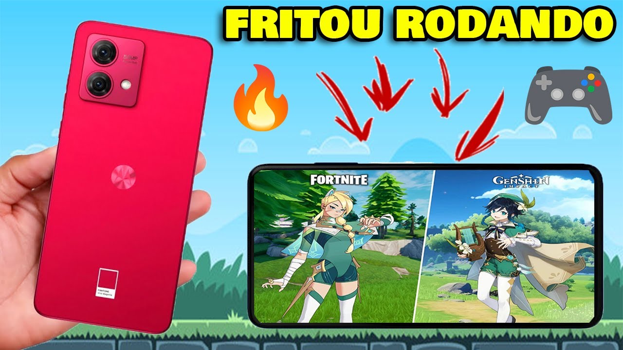 Moto G84 Rodando Jogos Pesados Fortnite E Genshin Impact, Rodou Bem?