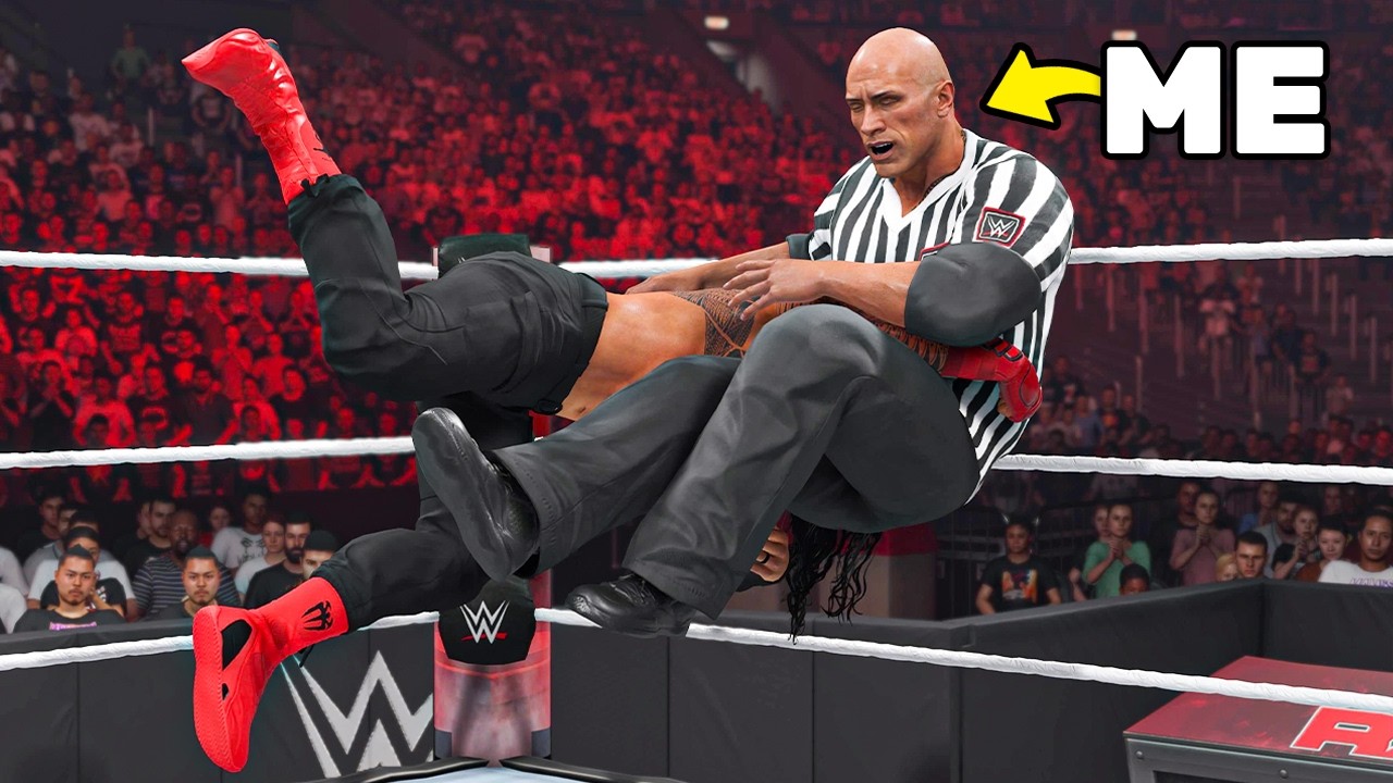 I Refereed The *NEW* WWE Raw Netflix Premiere!