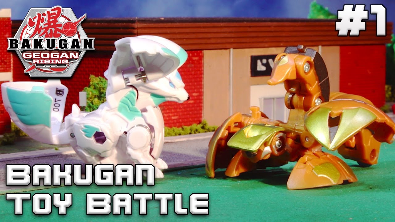 Bakugan Toy Battle 💢 Pincitaur vs Fenneca - Stop Motion Toy Play Battle for Kids #1 | Geogan Rising