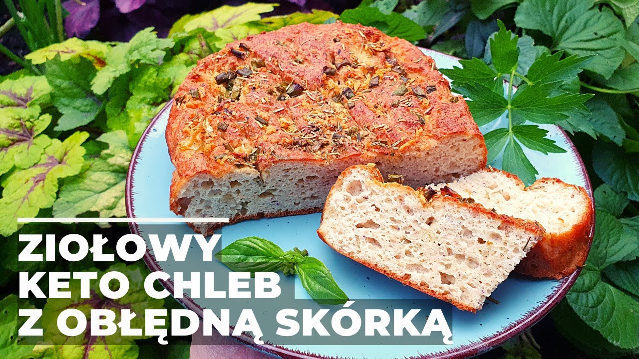 PRZEPIS NA PYSZNY KETO CHLEB Z ZIOŁAMI