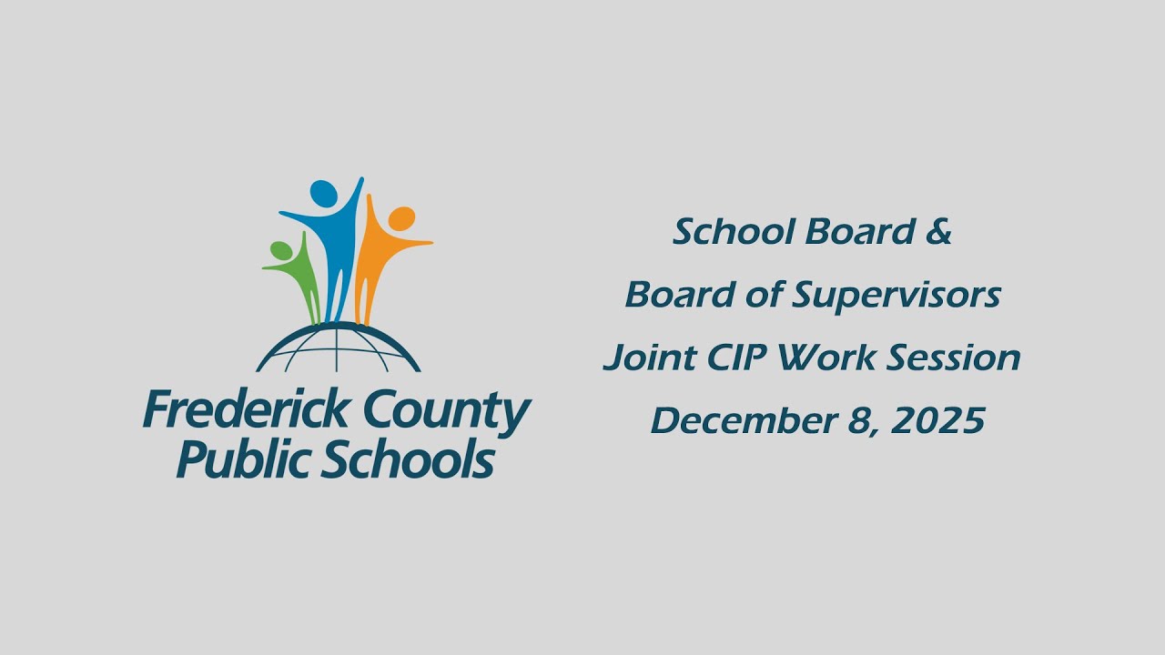School Board & Board of Supervisors Joint CIP Work Session - December 8, 2025