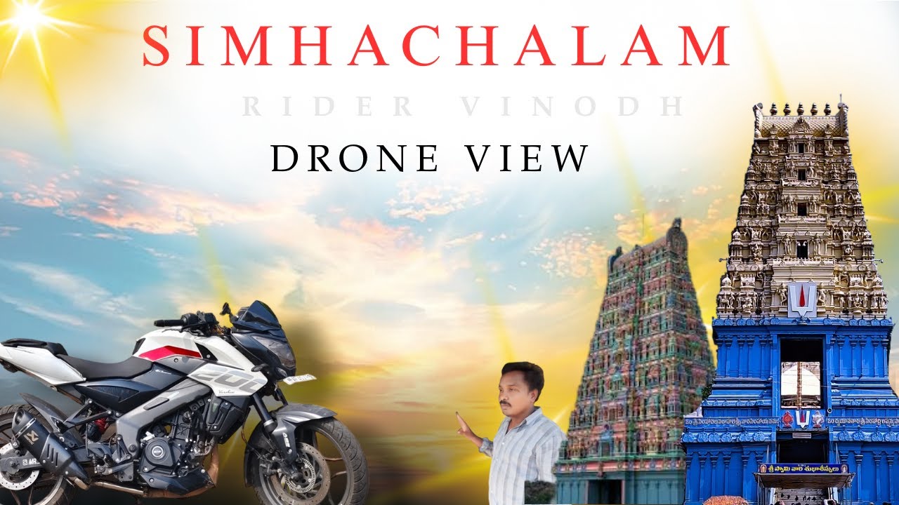 Simhachalam Temple Drone View 🛕 | Full Aerial Tour | 4K Cinematic Shots | #Simhachalam #DroneView