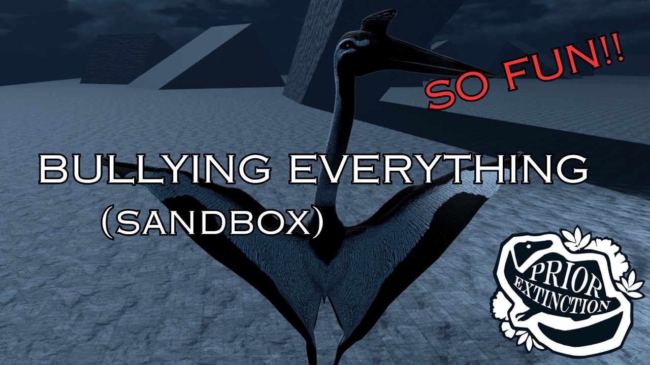 Bullying EVERYTHING as Quetzalcoatlus in Sandbox / Prior Extinction Recode