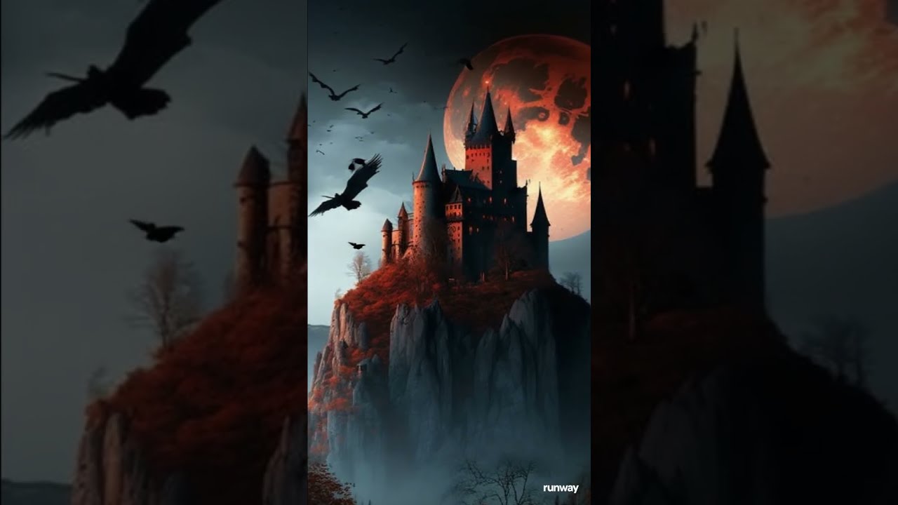 🌕🦇Mystical Castle Under the Moonlight &ndash; Relaxing Fantasy Animation