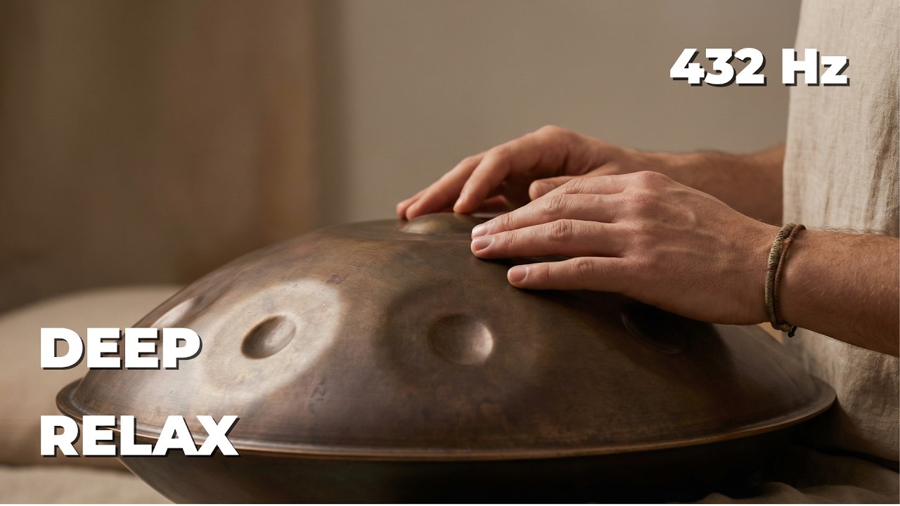 432 Hz – Handpan Meditation | Gentle Grounding – Rooted Stillness