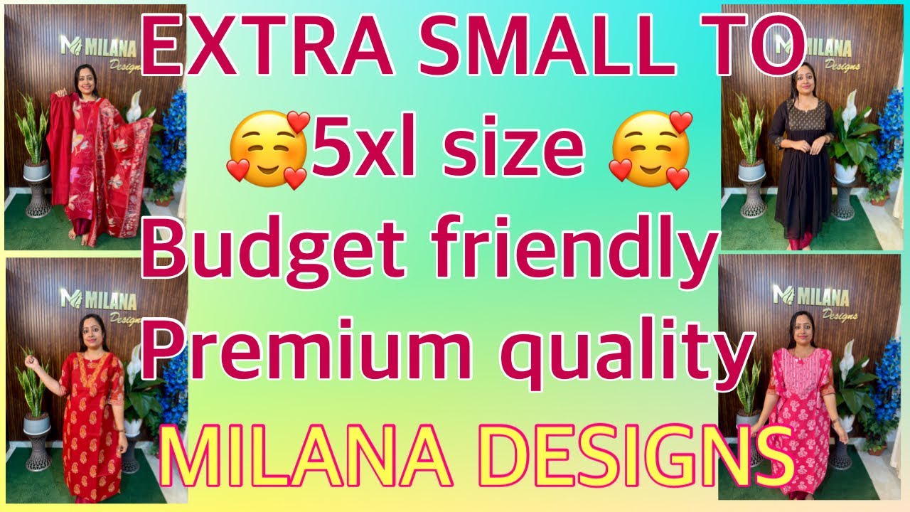 കണ്ണും മനസും നിറയും കളക്ഷൻസ് 💥💥💥🎉🎉🌟🌟⭐️✅👗👗👗XTRA SMALL TO 5xl size 🔥🔥