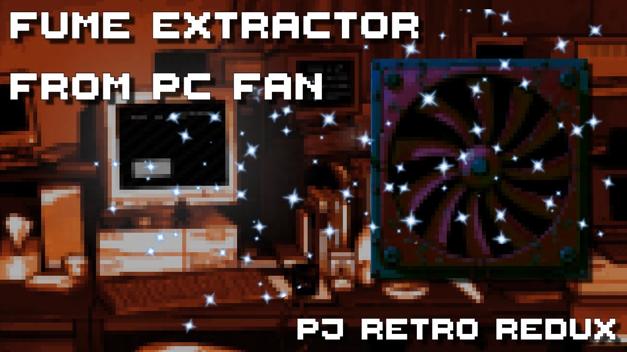 Fume Extractor from a PC fan